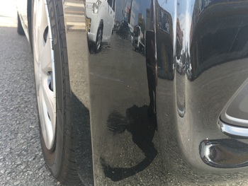 「Ｎワゴン」の黒にちょっとしたキズ / 和歌山の板金塗装・車修理はプロモワカヤマ