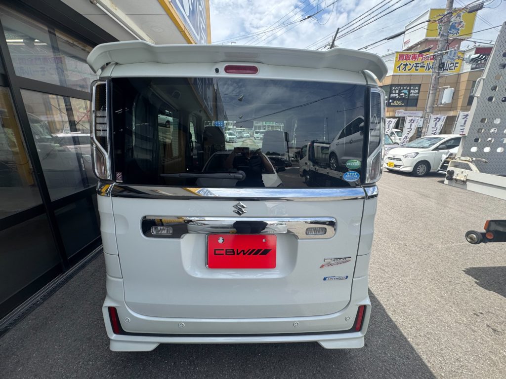 【スズキ・スペーシア】フロントバンパー・ルーフ修理